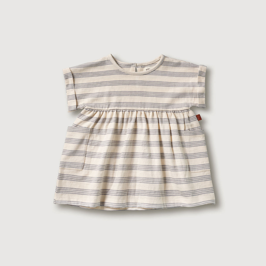 Kidwild Mist Stripe Organic Dress