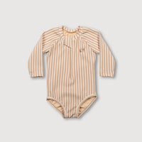 Kidwild Honey Stripe One Piece Rashguard