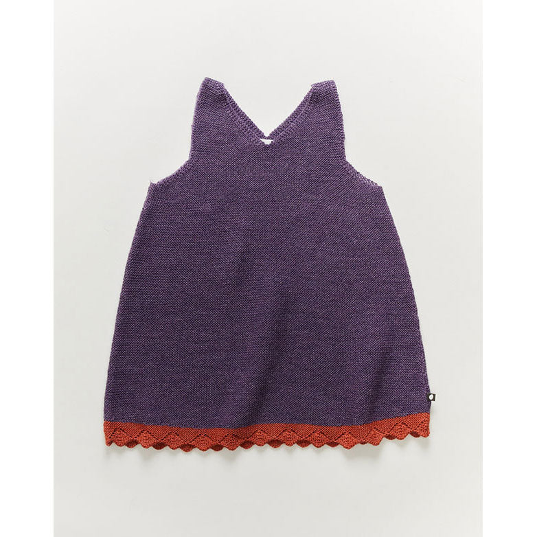 Oeuf V Neck Dress-Amethyst