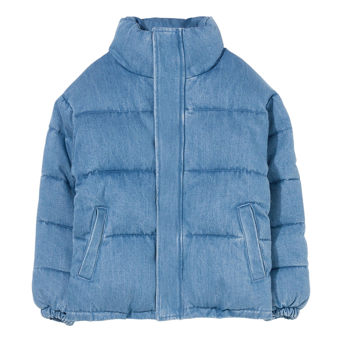 Finger in the Nose Blue Denim Padded Jacket