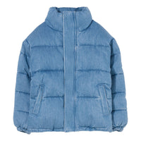 Finger in the Nose Blue Denim Padded Jacket