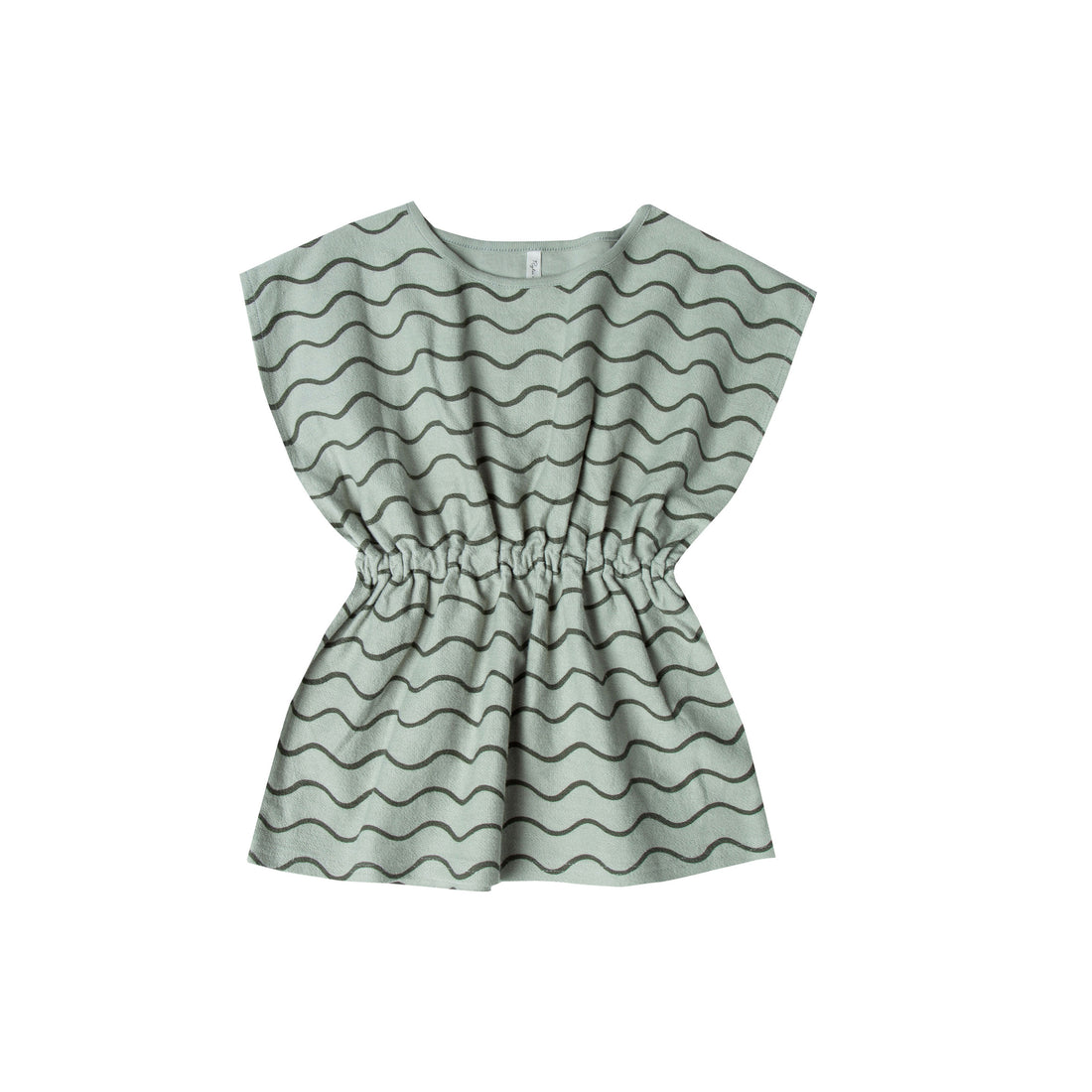 Rylee and Cru Seafoam Rolling Waves Waisted Dress