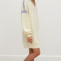 Les Coyotes De Paris Off White Knit Sweater Dress