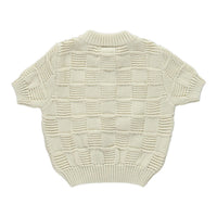 Bebe Organic Natural Karl Knit Shirt