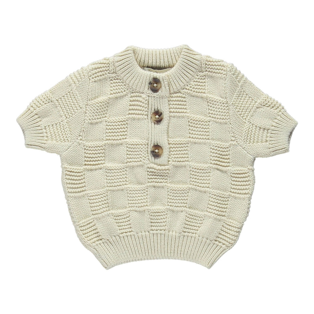 Bebe Organic Natural Karl Knit Shirt