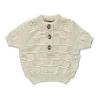 Bebe Organic Natural Karl Knit Shirt