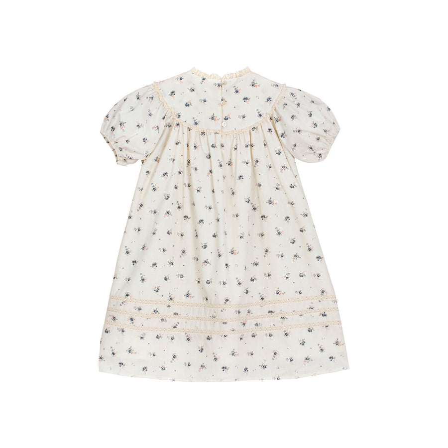 Cera una volta Blue Flower Kaya Dress