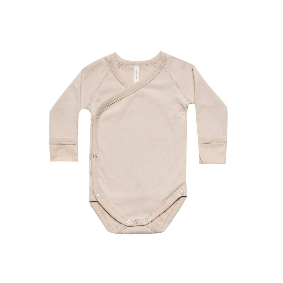 Quincy Mae Rose Organic Brushed Jersey Kimono Onesie