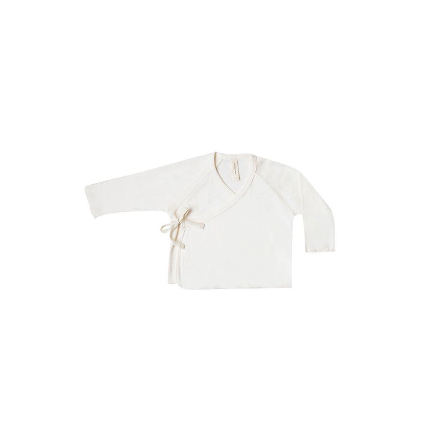 Quincy Mae Ivory Organic Brushed Jersey Kimono Set