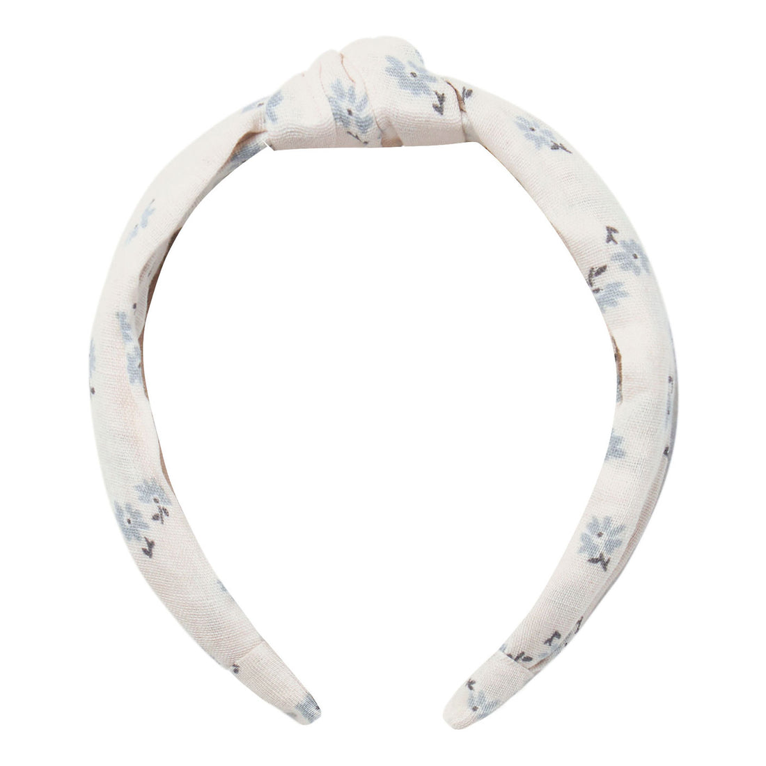 Rylee and Cru Knotted Headband | Blue Ditsy