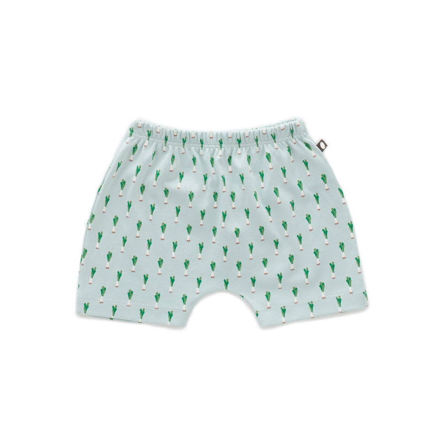 Oeuf Leek Print Baby Shorts