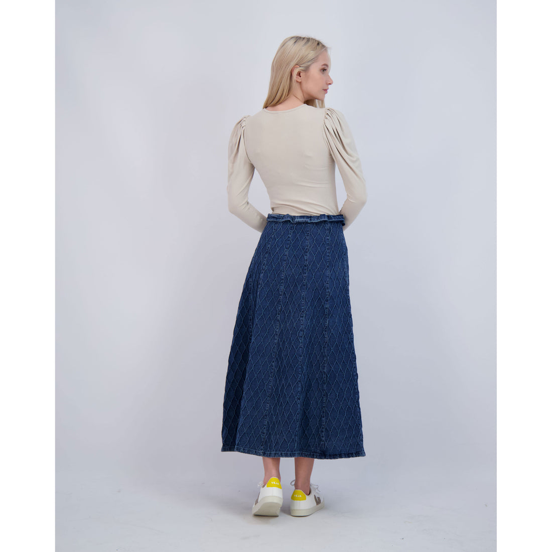 Ava and Lu Stone Puff Long Sleeve Tee