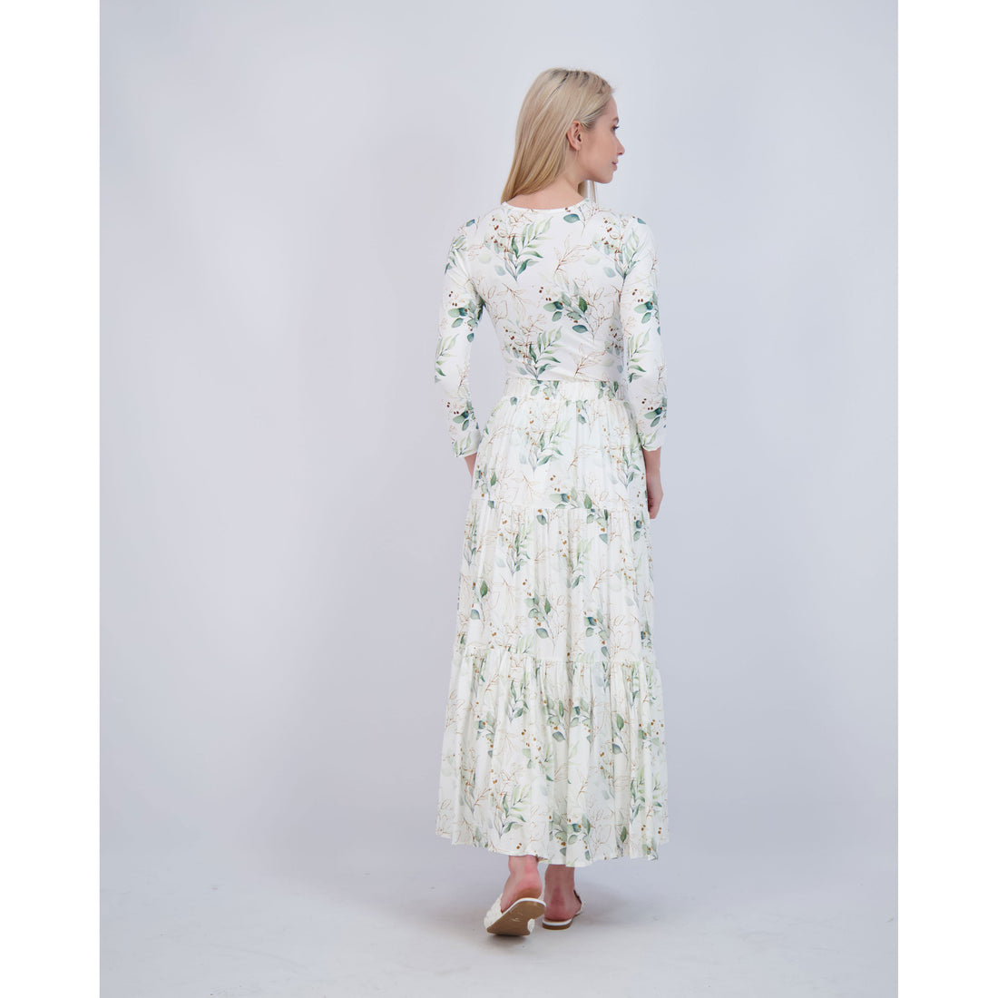 Ava and Lu Botanical Print Top