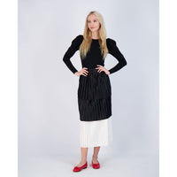 Ava and Lu Black Puff Long Sleeve Tee