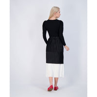 Ava and Lu Black Puff Long Sleeve Tee