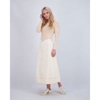 Ava and Lu Oatmeal Puff Long Sleeve Tee