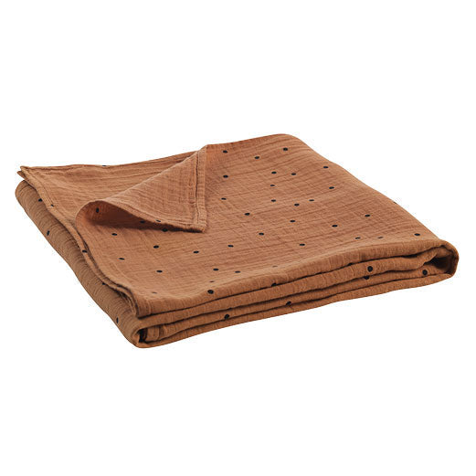 Bonjour Little Xxl Swaddle Blanket Dots Nut