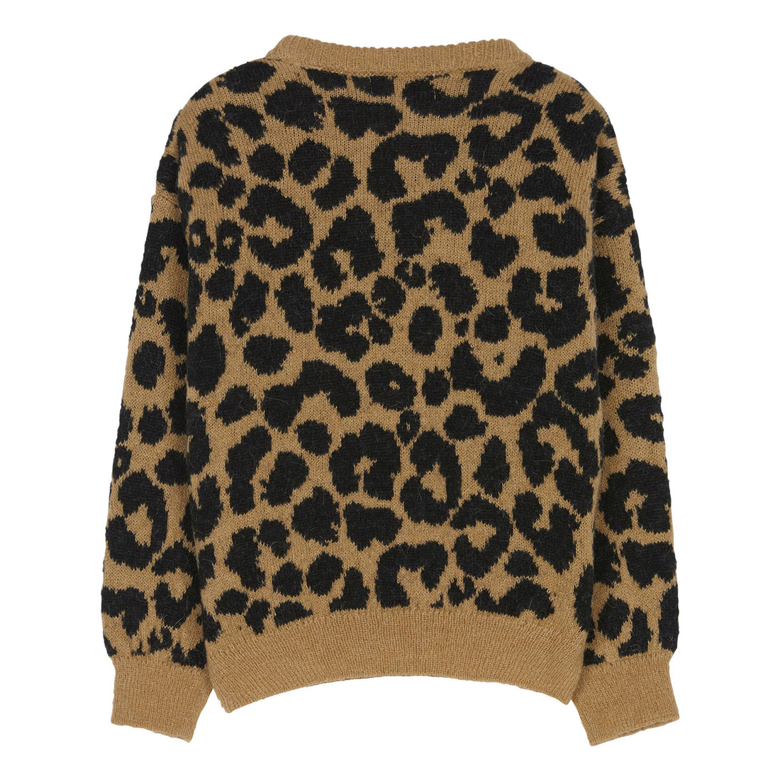 Finger in the Nose Laureen Mocca Leopard Oversized Jumper
