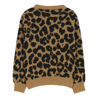 Finger in the Nose Laureen Mocca Leopard Oversized Jumper
