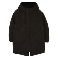Finger in the Nose Law Black Reversible Hooded Parka