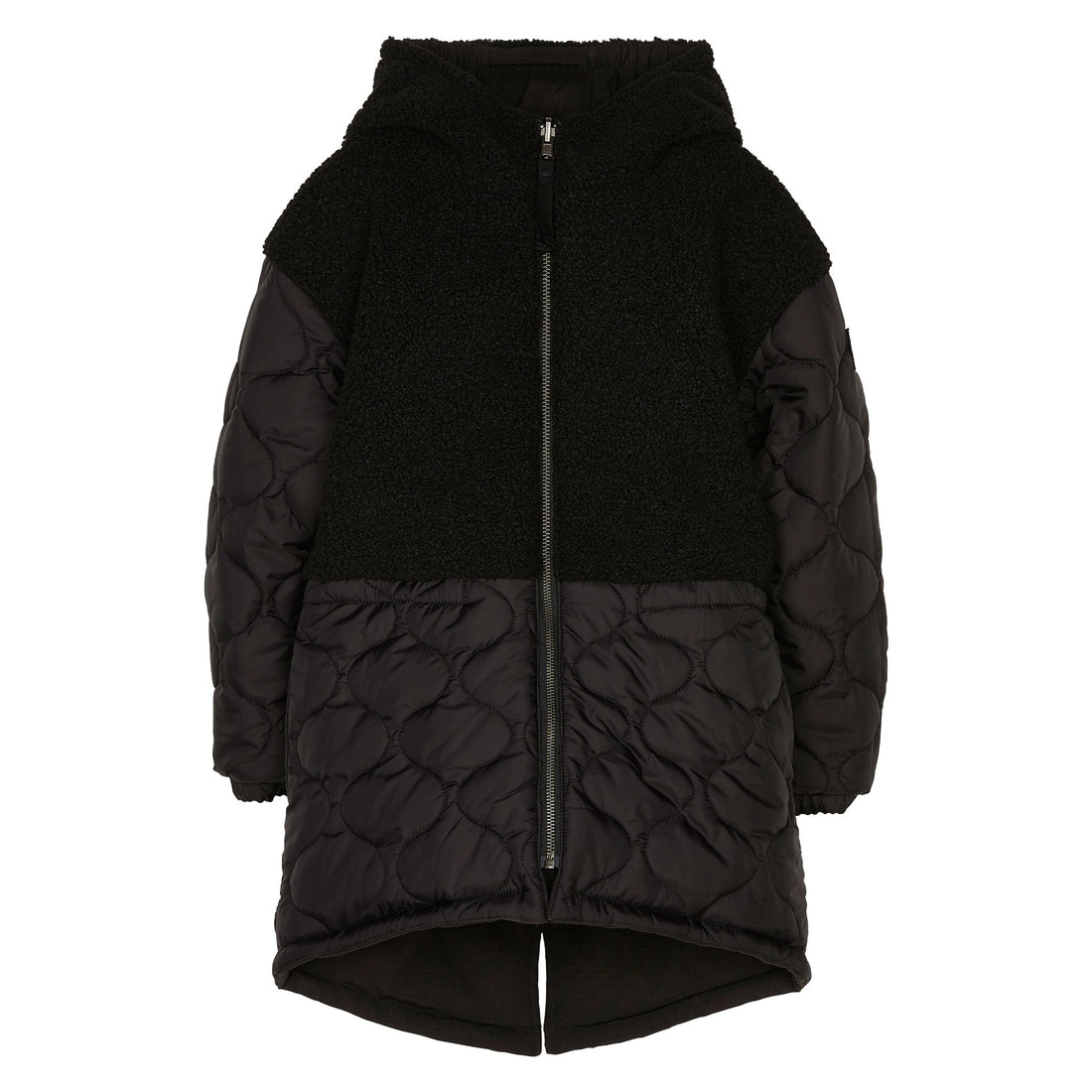 Finger in the Nose Law Black Reversible Hooded Parka