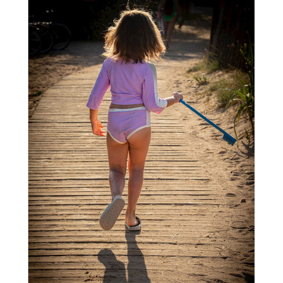 Bonnie and the Gang Lavender Ronni Uv Swim Briefs