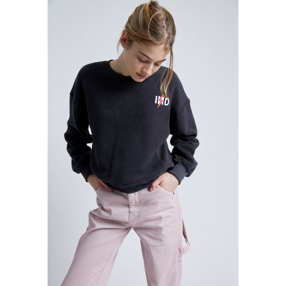 INDEE Stone Grey Recto Verso Sweatshirt