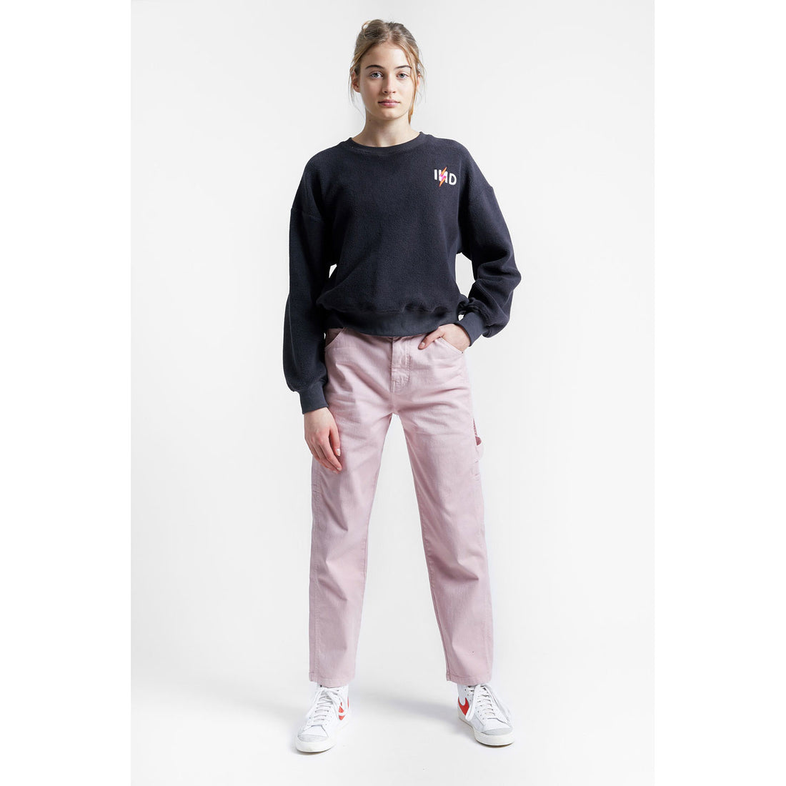 INDEE Stone Grey Recto Verso Sweatshirt