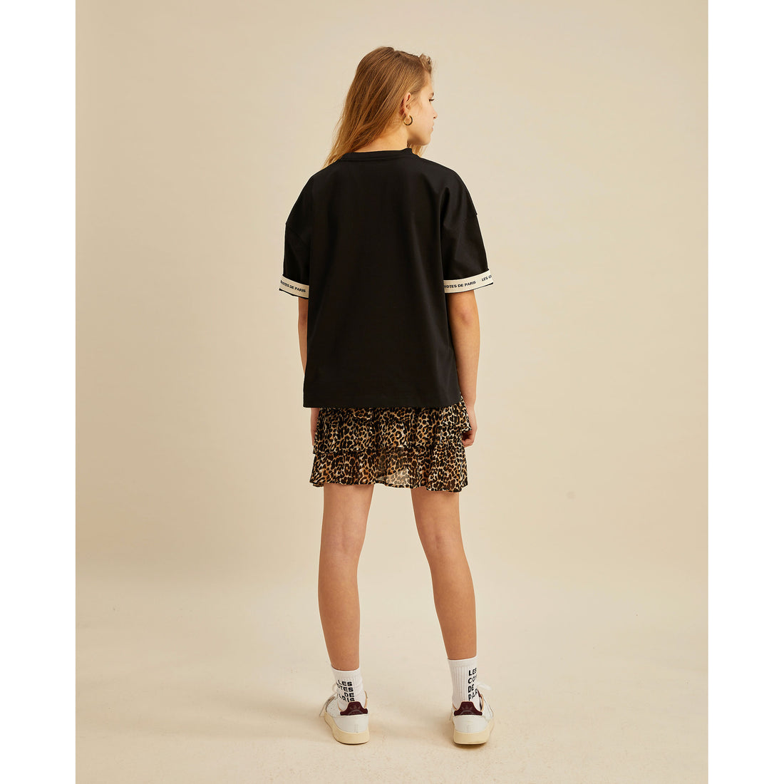 Les Coyotes de Paris Black Logo Evelyn Tee