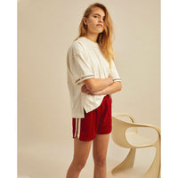 Les Coyotes de Paris Cream Logo Evelyn Tee