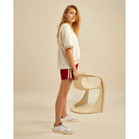 Les Coyotes de Paris Cream Logo Evelyn Tee