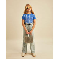 Les Coyotes de Paris Blue Tie Dye Tee