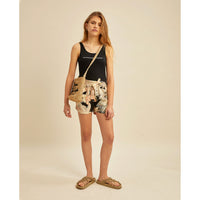 Les Coyotes de Paris Black Logo Lily Swimsuit