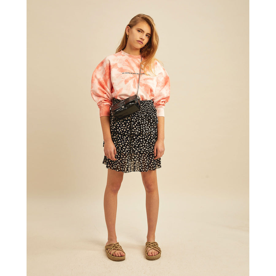 Les Coyotes de Paris Coral Tie Dye Milou Sweatshirt