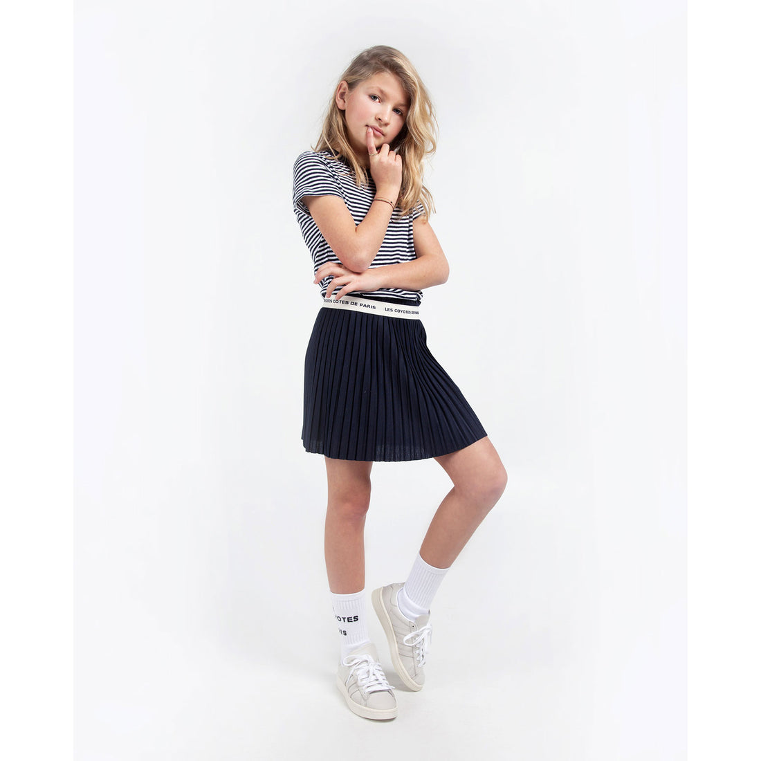 Les Coyotes De Paris Navy Lila Dress