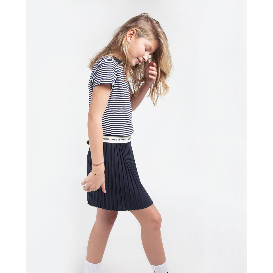 Les Coyotes De Paris Navy Lila Dress