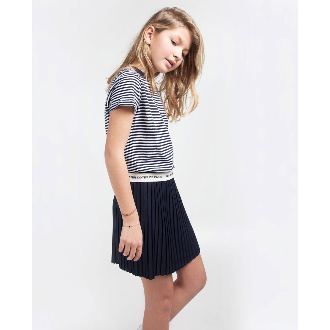 Les Coyotes De Paris Navy Lila Dress