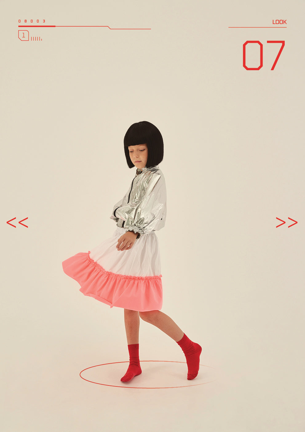 Little Creative Factory White Kawaii Mini Skirt