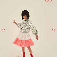 Little Creative Factory White Kawaii Mini Skirt