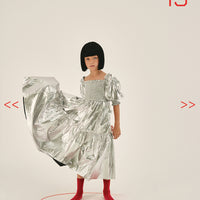 Little Creative Factory Silver Futuristic Dress