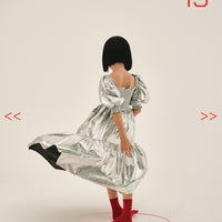 Little Creative Factory Silver Futuristic Dress