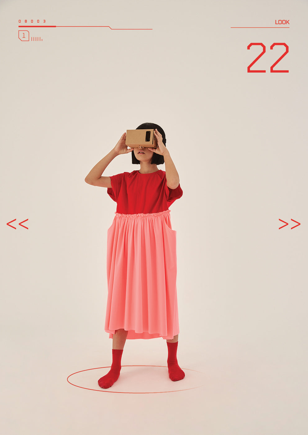 Little Creative Factory Red Kawaii Dress