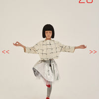 Little Creative Factory Silver Futuristic Mini Skirt