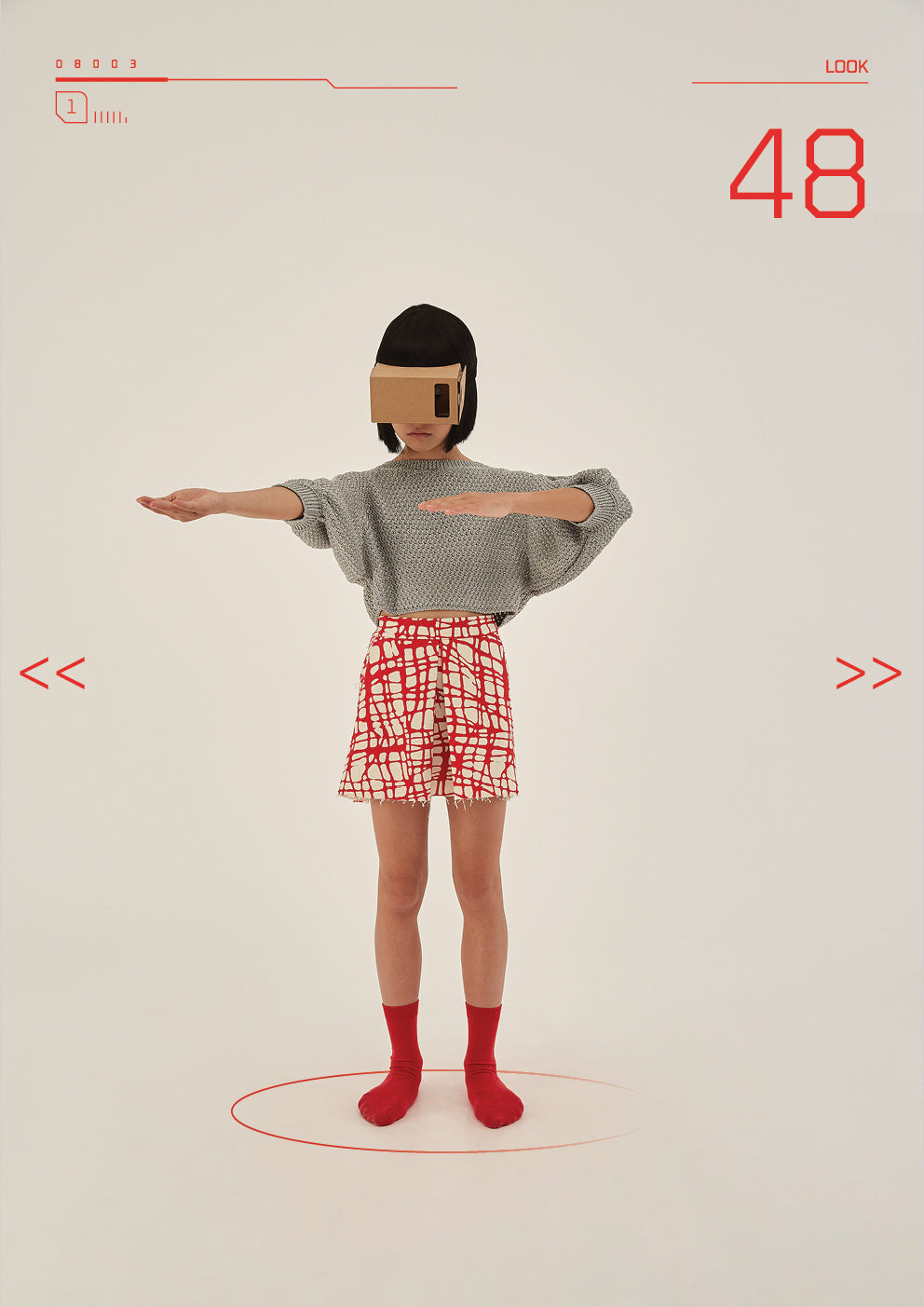 Little Creative Factory Red Mod Mini Skirt