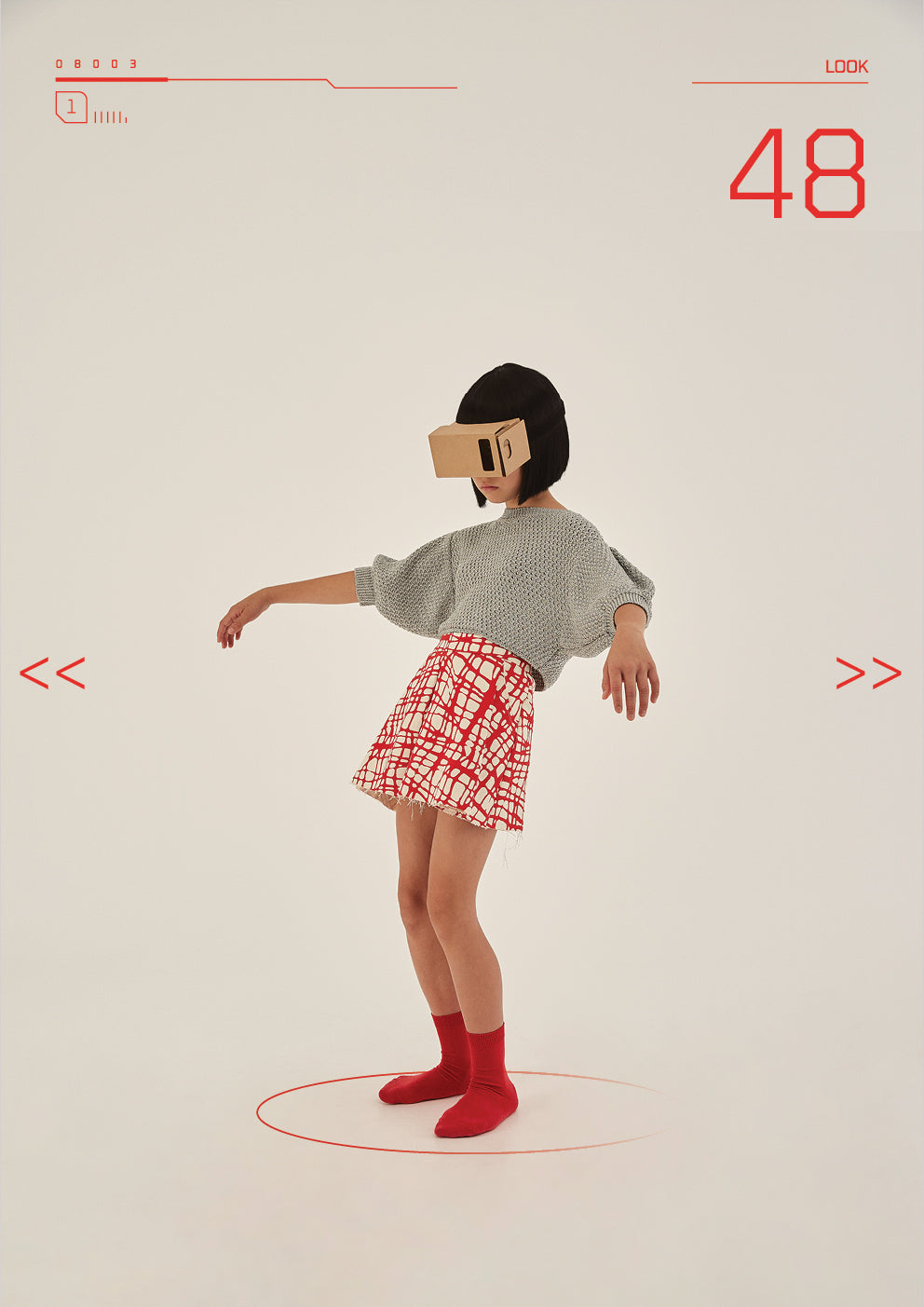 Little Creative Factory Red Mod Mini Skirt