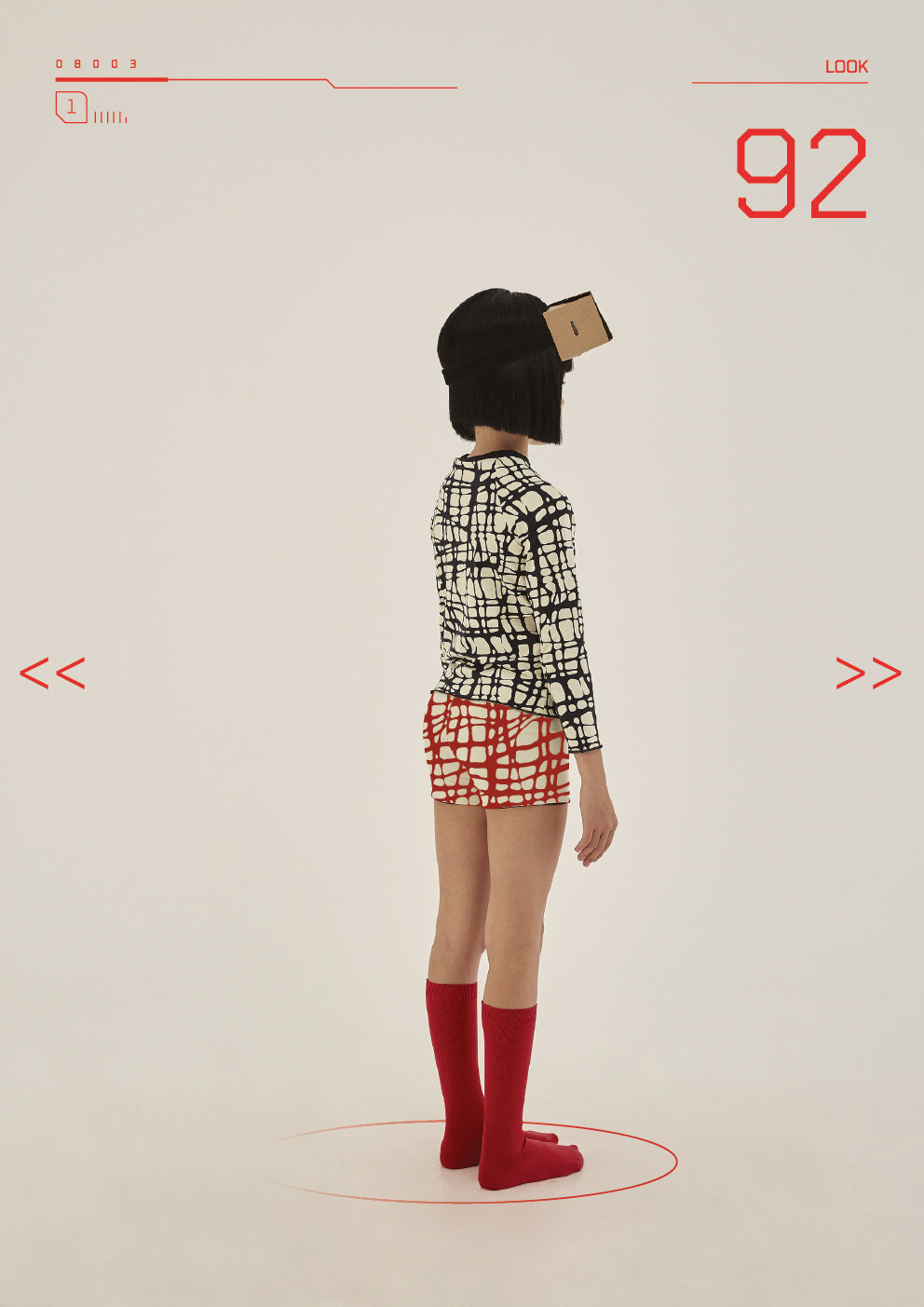 Little Creative Factory Red Mod Swim Shorts