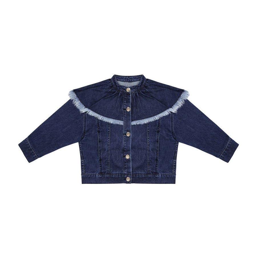 The New Society  Blue Denim Leah Jacket