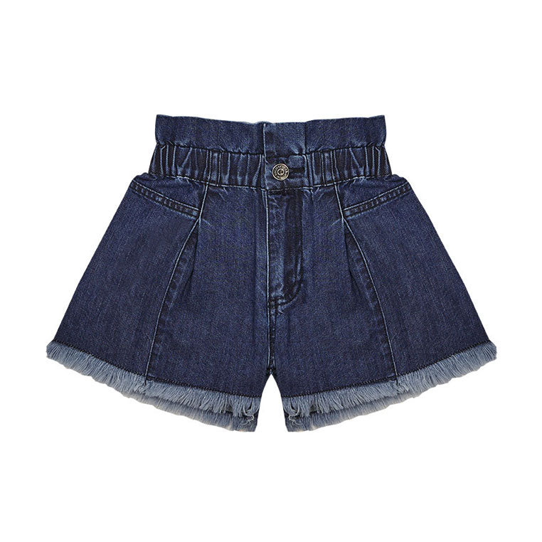 The New Society  Blue Denim Leah Short Jean
