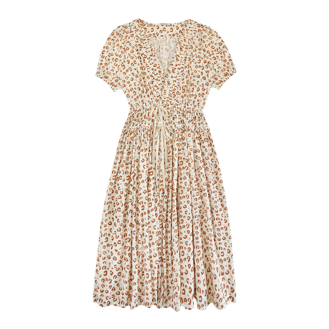 The New Society  Leo Print Leo Woman Dress