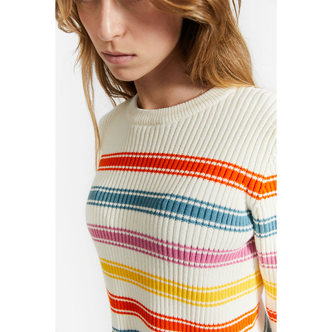 Indee Striped Knit Sweater